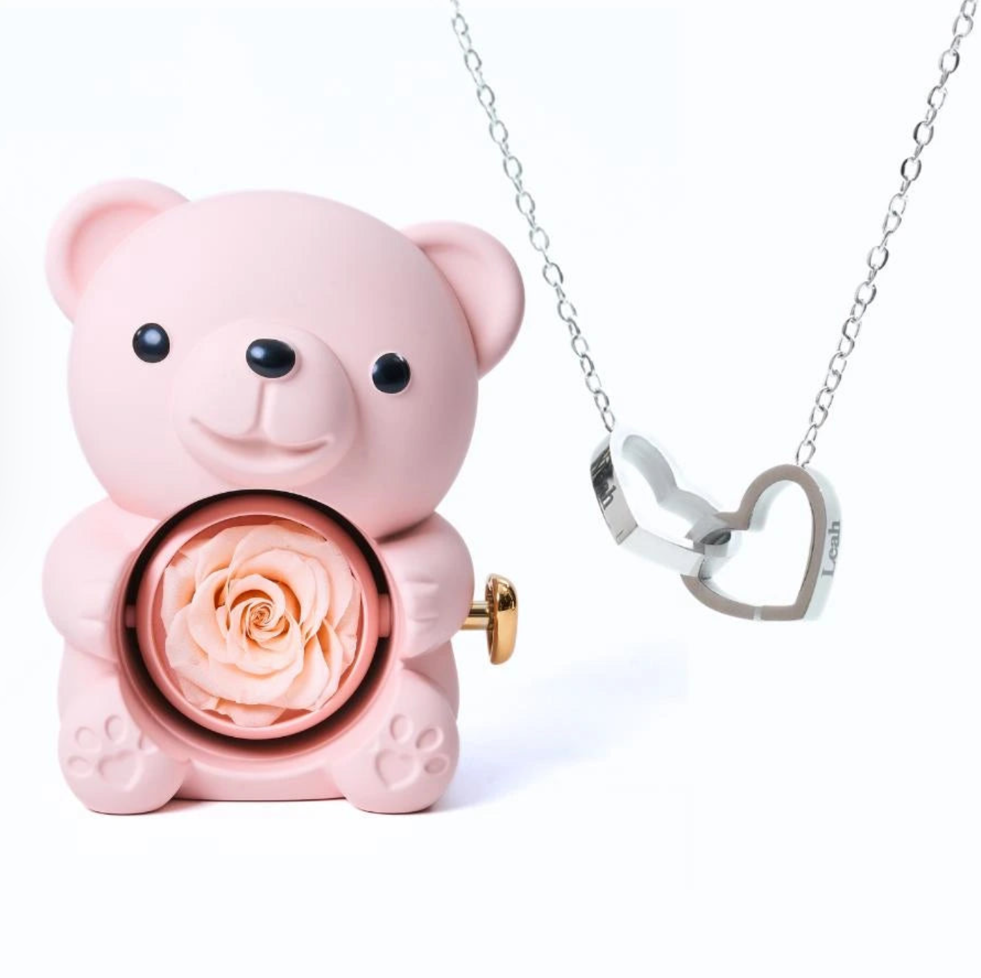 Ours Eternel & Collier Personnalisé