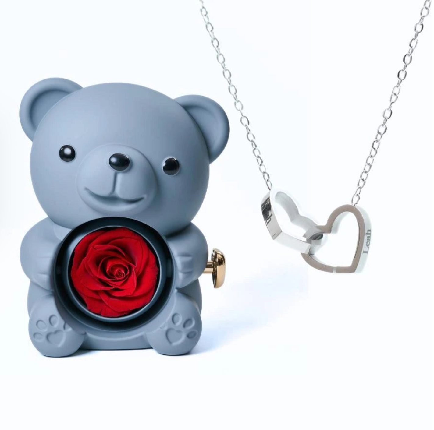 Ours Eternel & Collier Personnalisé